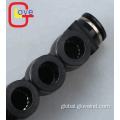 PK Pneumatic Fitting Connector PK type Plastic 5 way pneumatic fitting connector Supplier